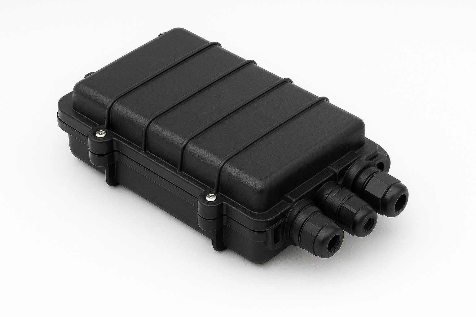 Caja para empalme de fibra óptica